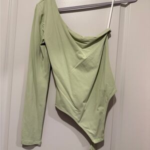 Asymmetrical Green Women's Top